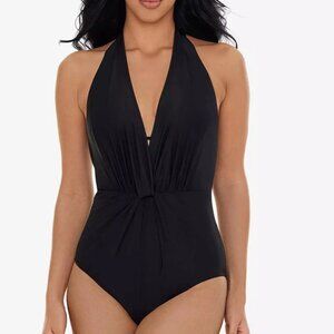 MAGICSUIT BY MIRACLESUIT CHROMATIQUE JOELLE ONE PIECE SWIMSUIT 14 black NEW